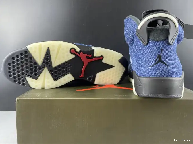 Kick Theory Jordan Washed Air CT5350-401 6 Denim 0622